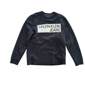 Calvin Klein Jeans Black Crewneck Sweater